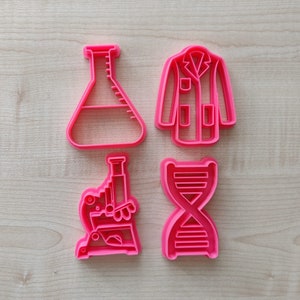 Biology Cookie Cutter Set- Biology Student Gift