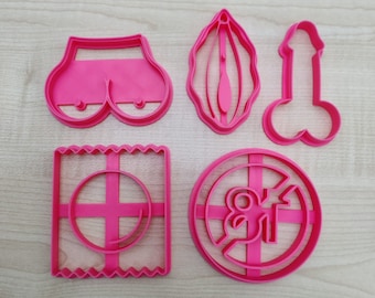 Adult Cookie Cutter Set- Bachelorette Party Favor