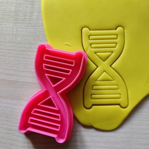 DNA Cookie Cutter, Medical Doctor Biology Cookies, Microbiology Laboratory, Biology Student Gift