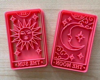 Tarot Cards Cookie Cutter Set- The Sun and The Moon