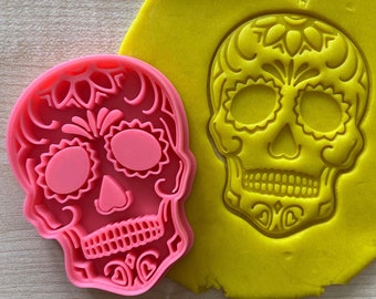 Mexican Skull Cookie Cutter, Calavera Cookie Cutter, Day Of Dead Sugar Skull, Halloween Cookie Cutter, Día de Los Muertos, Muerte Day Dead