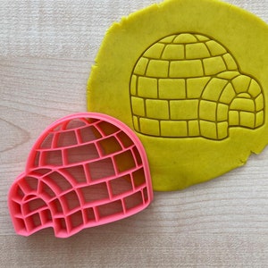 Tagliapasta per biscotti a forma di igloo, tagliapasta per biscotti natalizi invernali