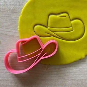 Tagliabiscotti per cappello da cowboy, cappello da cowgirl, biscotto per cappello, timbro a tema occidentale