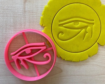 Eye of Horus Cookie Cutter, Mystical Theme Biscuit Cutter, Egyptian Powerful Symbol of Protection Fondant Stamp