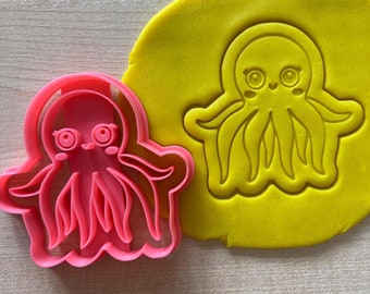 Cute Squid Baby Octopus Cookie Cutter