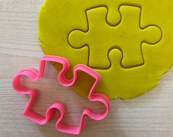 Puzzle Piece Cookie Cutter, Jigsaw Puzzle Biscuit Fondant Cutter