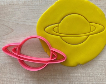 Planet Saturn Cookie Cutter, Space Solar System Theme