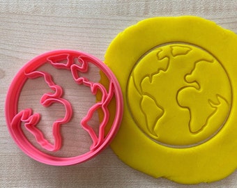 Planet Earth Cookie Cutter, Globe Space Solar System Theme