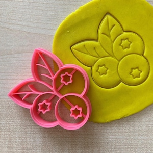 Blueberry Bunch Cookie Cutter, Fruit Tropical Cookies