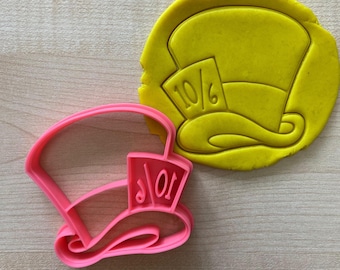 Alice in Wonderland Hat, Alice Adventures in Wonderland themed Cookies Cutters