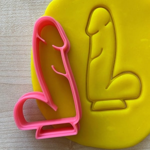 Dildo Cookie Cutter, Penis Sex Toy, Bachelorette Party Favor, Adult Cookie Cutters