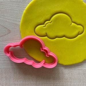 Cloud Shaped Cookie Cutter, Polymer Clay , Fondant, Birthday Party Favor, Cookie Mold