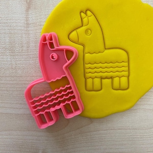 Piñata Cookie Cutter, Fiesta Cinco de Mayo Piñata Fondant Dough Stamp, Birthday Party Favor for Kids