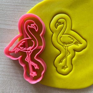 Flamingo Cookie Cutter, Fondant, Polymer Clay Cutter