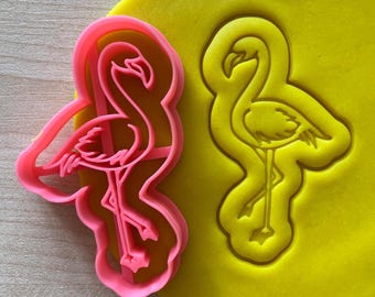 Flamingo Cookie Cutter, Fondant, Polymer Clay Cutter