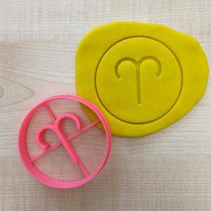 Ram sterrenbeeld koekjesvormer, ram fondant stempel ram, fondant stempel ram, horoscoop zon maan ster koekjesvorm, astrologie-geïnspireerde lekkernijen, sterrenbeelden