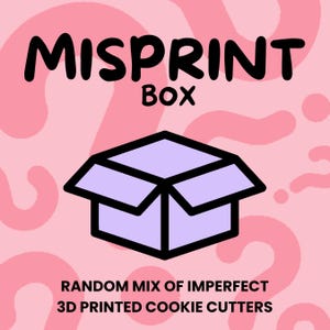Ermäßigte unperfekte 3D gedruckte Ausstechformen - 5er Set