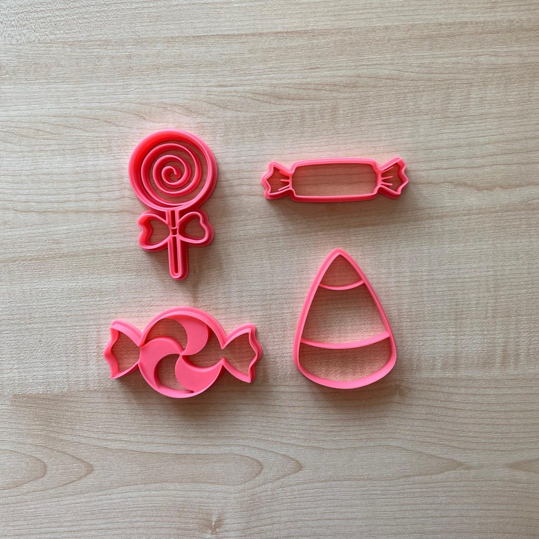 Cutter Candy Sweets Cookie Cutter Set- Lollipop, Candy, Mint and Candy Corn - Etsy