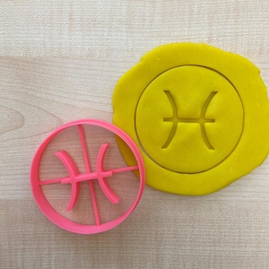 Pisces Sternzeichen Ausstechform, Ausstechform Fisch, Fondant Stempel, Horoskop Sternzeichen Teig Ausstecher, Geschenk für Astrologie-Enthusiasten