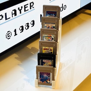 Game Boy Display Stand for 6x Cartridges