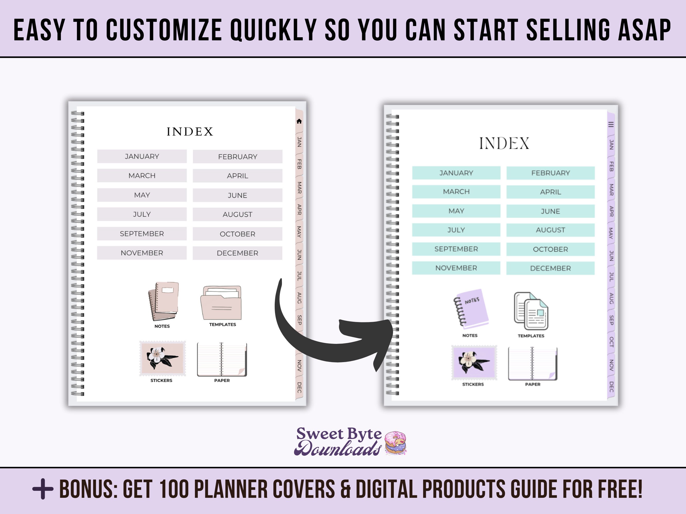 PLR Digital Planner to Resell | Budget Canva Plr Template | PLR ...