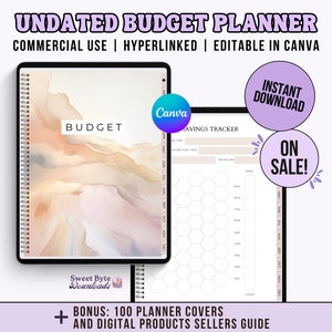 PLR Digital Planner to Resell | Budget Canva Plr Template | PLR ...