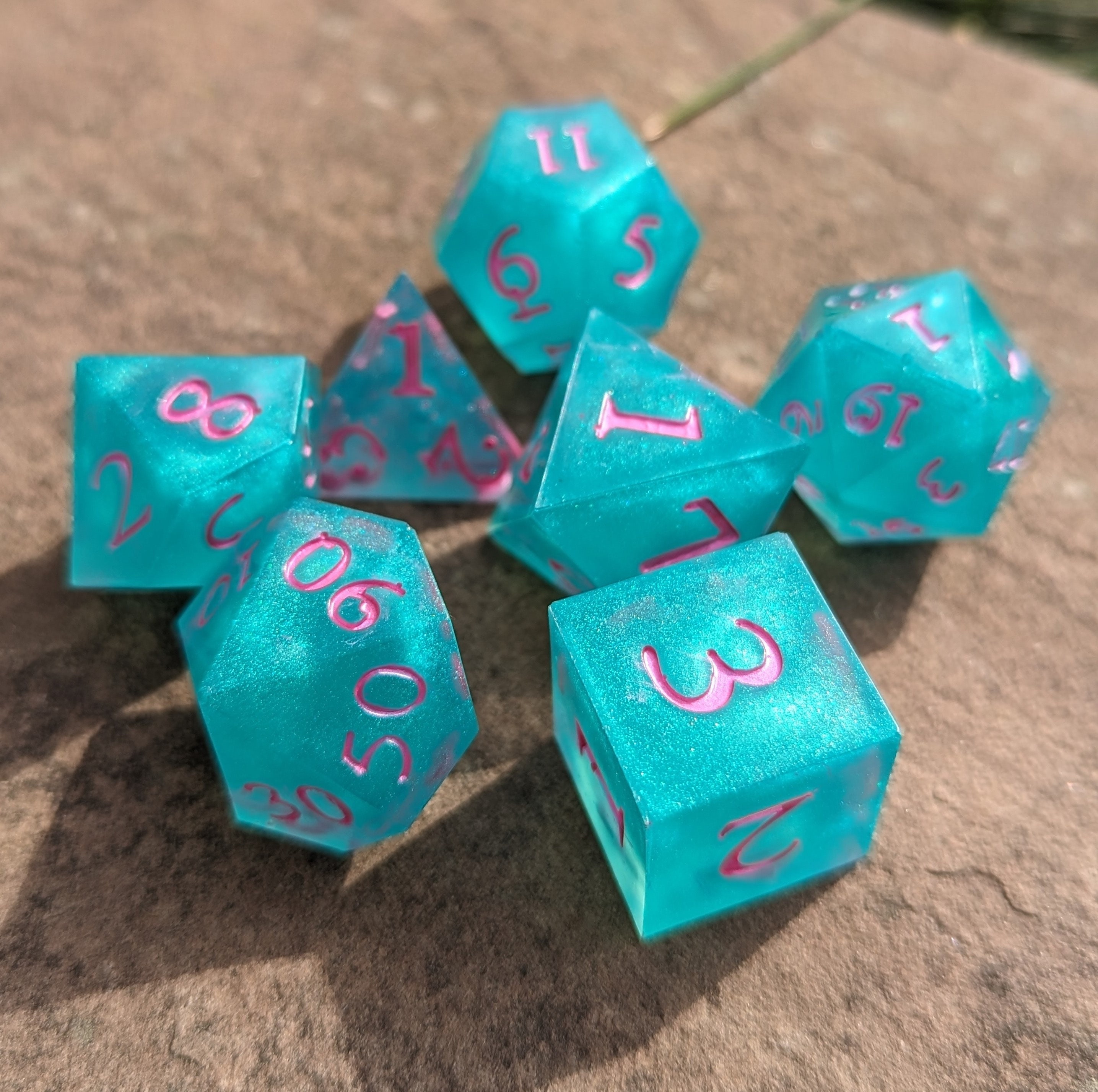 Custom Dnd Dice Design Your Own 7 Dice Set Handmade Dice Etsy Canada