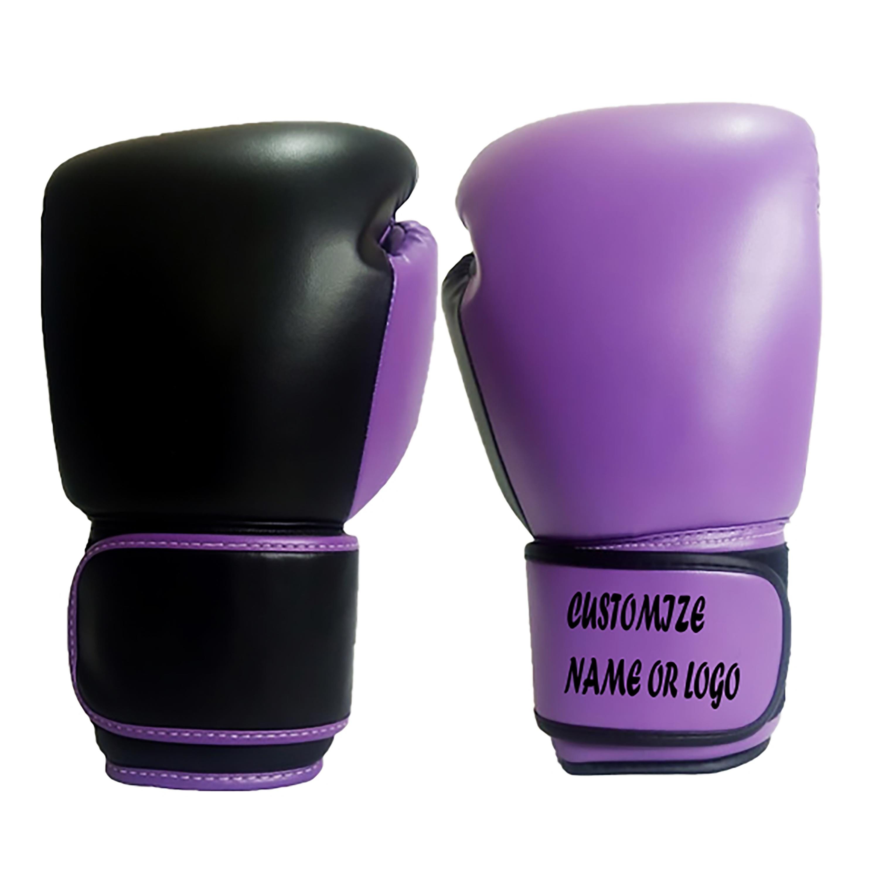 Personalized Black Purple Leather Boxing Gloves Kick Boxing Gloves Sparring Gloves Winning Gloves Gift for Boxers and Boxing Lover Etsy