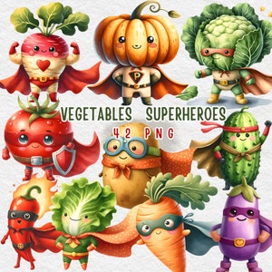 vegetables superheroes, Superhero Clipart , superhero png, vegetables clipart, vegetables png, Cartoon Clipart, Kids PNG, Nursery Art