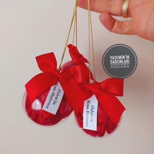 Spersonalizowany prezent na noc z henną, Kına Hediyesi, Henna Geschenk, Indywidualny projekt upominku z henną, Prezent z satynową klamrą, Gumki do włosów, Spinki do włosów