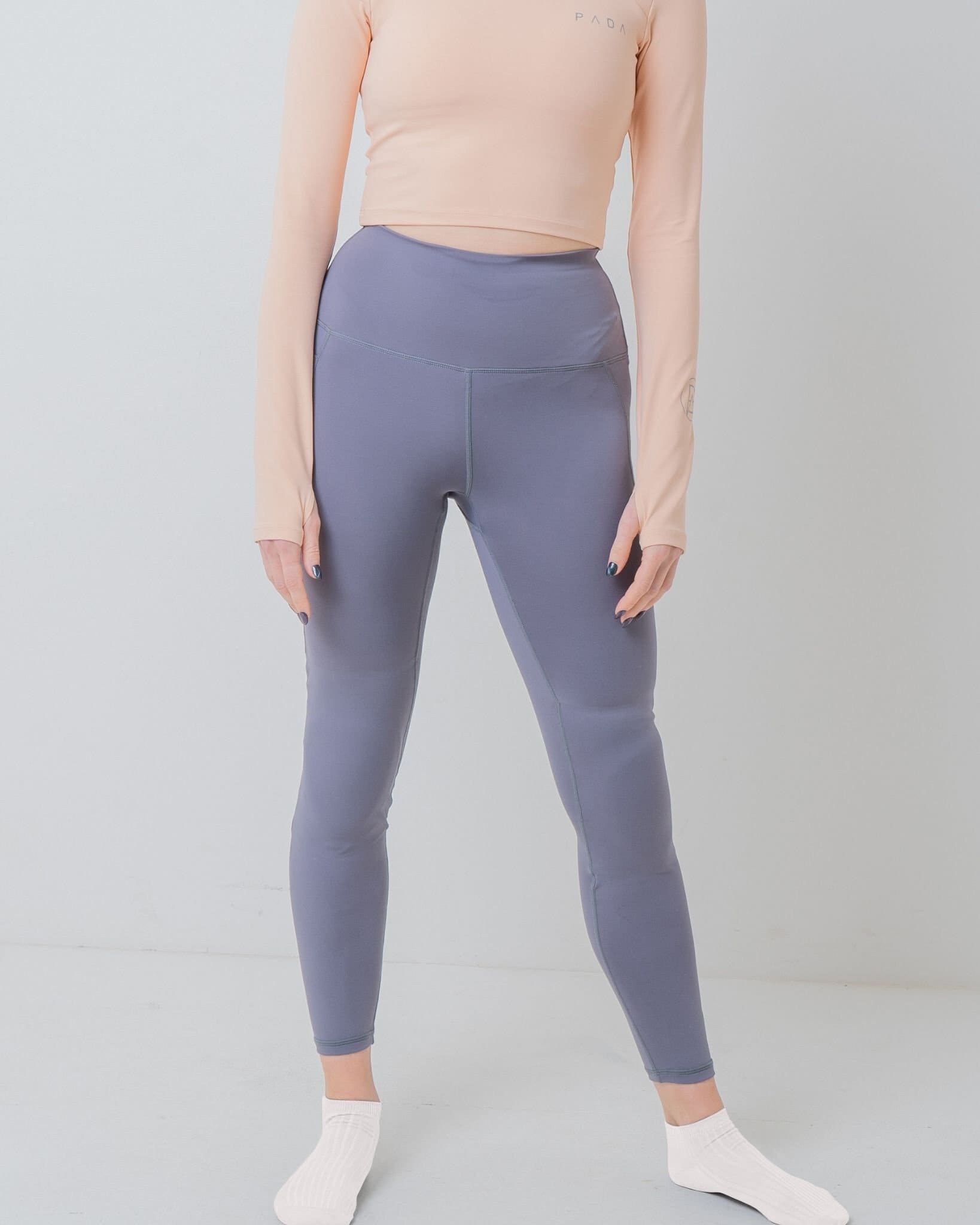 Sage High Waisted Leggings, Six Stories Leggings, Seamless