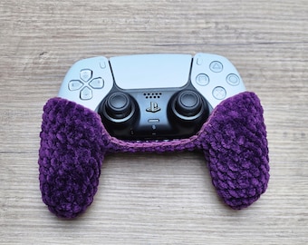 Crochet PS5 DualSense Cover Pattern, Easy Controller Sleeve, Plush Yarn PDF, Simple English