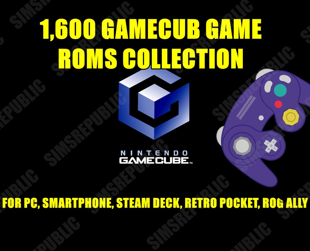 Gamecube Roms Collection Classic Video Games ROG Ally Retro Etsy Canada