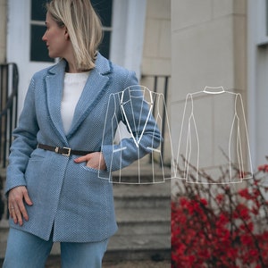 Digital sewing pattern Georgia Blazer