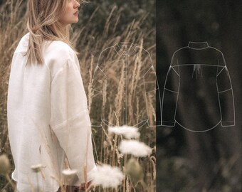 Digitaal naaipatroon MEGAN SHIRT