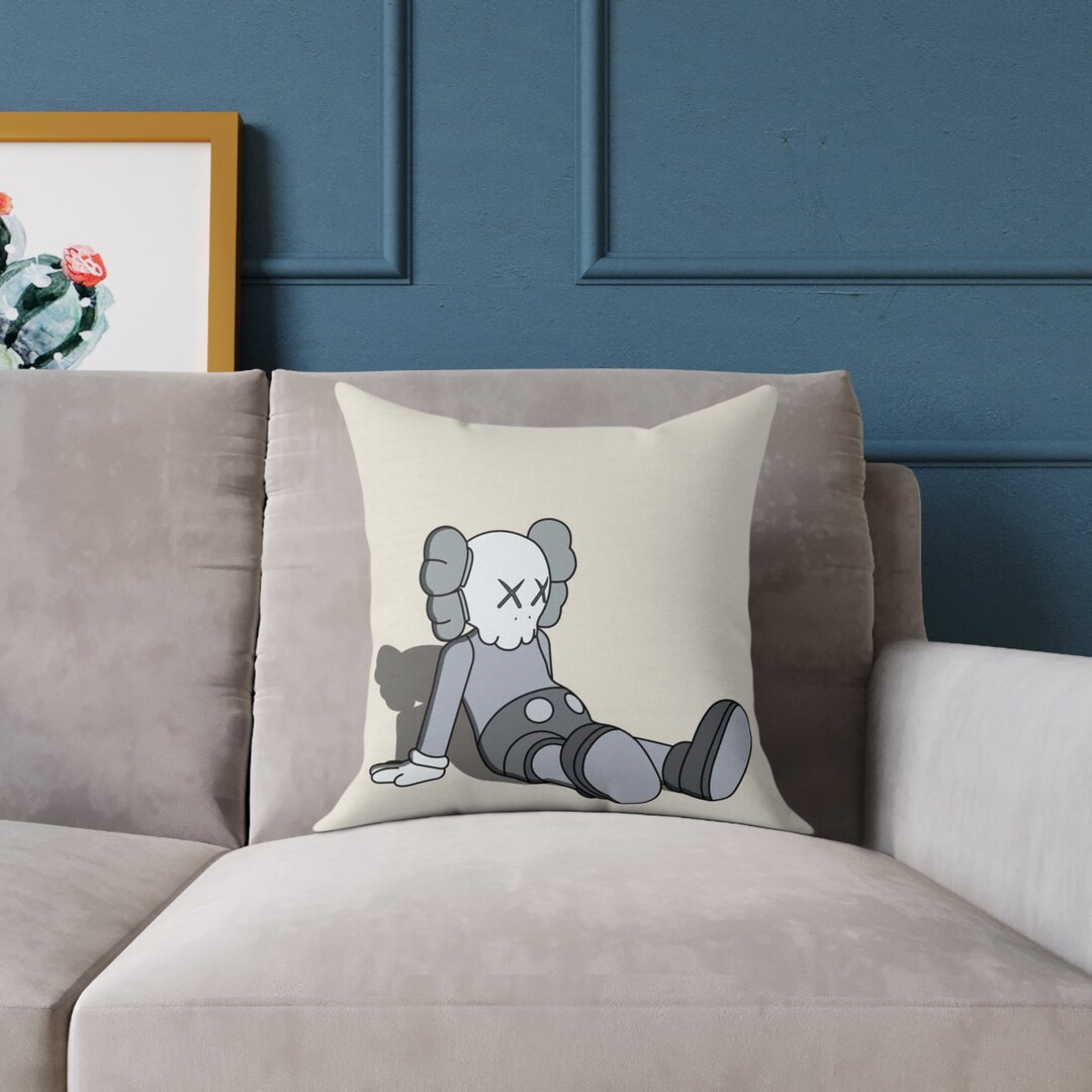 Spun Polyester Pillow KAWS Etsy