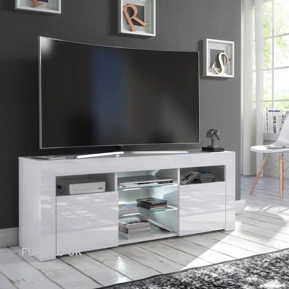White gloss tv sideboard discount