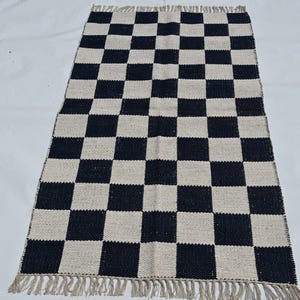 Handwoven Cotton Jute Rug | Natural Fiber Area Rug for Living Room & Bedroom, Cotton decorative runner, Natural Jute Eco-Friendly Cotton rug