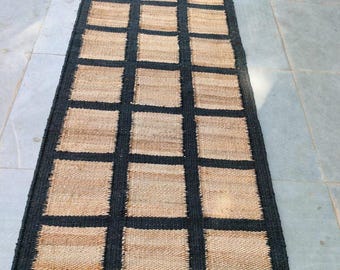 Custom Size Hemp Runner Rug Area Jute Rug Living room Rug Stair Runner Rug Hallway Runner Rug Entryway Runner Rug