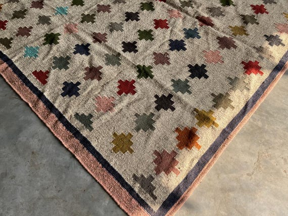 Handwoven Wool Jute Kilim Rug, Handmade, Area Kilim Rug, Flatweave Rug, 5x7 Ft Kilim Rug, Reversible Jute Kilim Rug, Navajo Rug, Custom Rug,