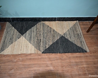 Handloomed Hemp Jute Rugs, Home Decor Hemp Rug, Staircase Hemp Runner Jute Rug, Vintage Runner Jute Rug, Runner Hemp Jute Rug, Gift for her