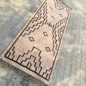 Handwoven Kilim Runner Rug, Handmade Wool Jute Runner Rug, Stair Runner, Boho Home Decor Rug, Turkish Vintage Kilim Runner Rug, Bohemian Rug