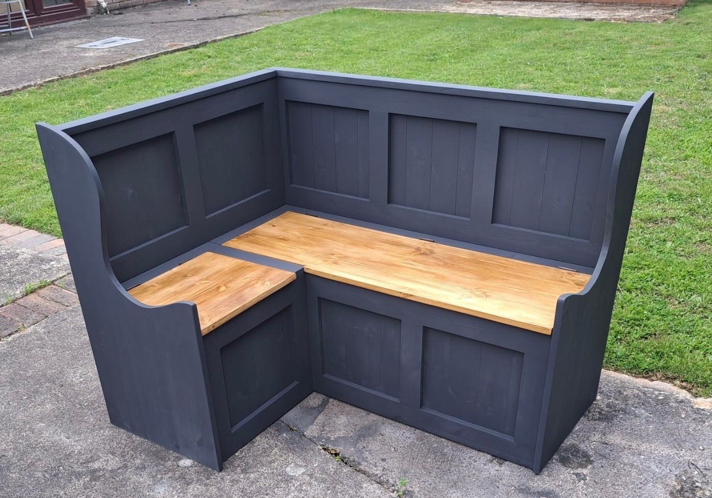 L Shape Monks Bench 4ft X 3ft Etsy
