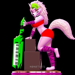 Roxanne Figure, 3D Printed and Painted Figure, Action Figures, Miniature Scupulture, Gift Figurine, Collectible Statue.