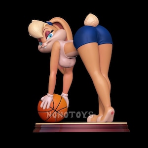 Lola Bunny Figure, 3D Painted Figures, Action Figurines, Handmade Miniature, Scupulture, Gift Figurine, Collectible Statue