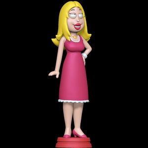 Frencina Smeth Figure, 3D Painted Figures, Action Figurines, Handmade Miniature Scupulture, Gift Figurine