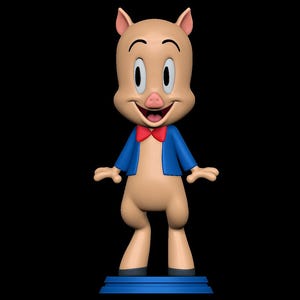 Figura de cerdo, Figuras pintadas en 3D, Figuras de acción, Escultura en miniatura, Figura de regalo