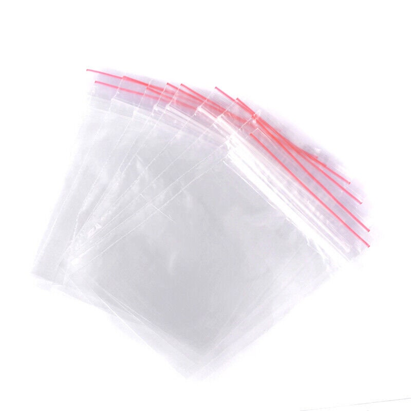 Grip Seal Bags clear Resealable Bags polyethylene Bags Small Plastic Bags  6x4mm10x7mm 