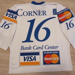 VISA MasterCard Hockey Match #16 Jersey Corner ASRC
