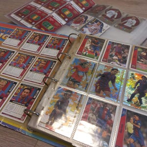 Football Cards Collection 396 items Set with albums